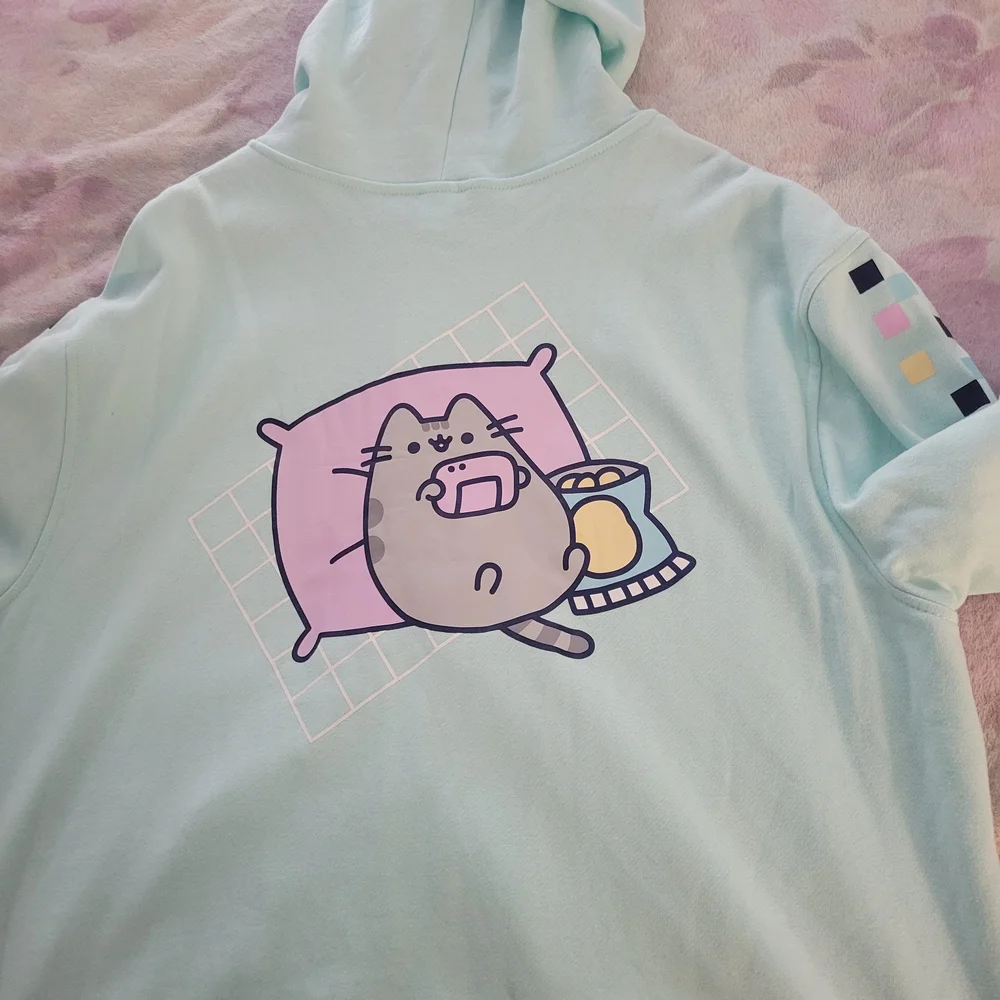 Pusheen 2022 Gamer Zip Up Mint Hoodie XXL - Picture 4 of 5